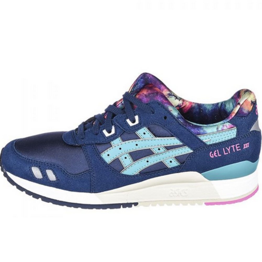 ASICS NIB Gel-Lyte III Navy/Latigo Bay H5Q4N 5089 Size 10